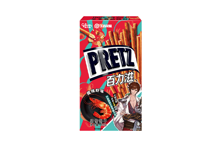 GLICO PRETZ SHRIMP FLAVOUR 65G